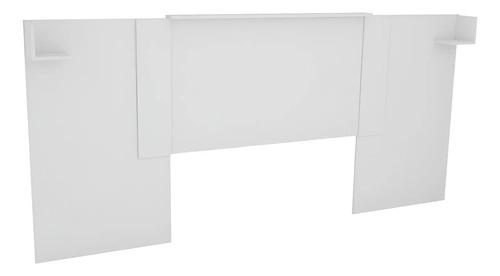 Respaldo De Sommier Corsa Para Cama De Plazas De 140 A 200cm Blanco