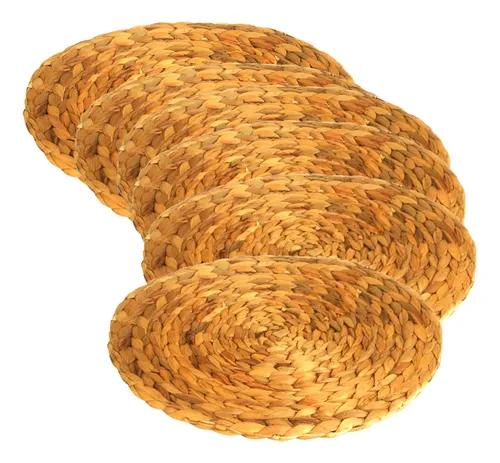 Individual Jacinto Redondo 35 Cm De Fibra Natural Hogar Deco Liso