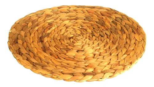 Individual Jacinto Redondo 35 Cm De Fibra Natural Hogar Deco Liso