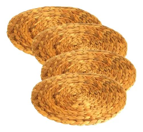 Individual Jacinto Redondo 35 Cm De Fibra Natural Hogar Deco Natural Lisa